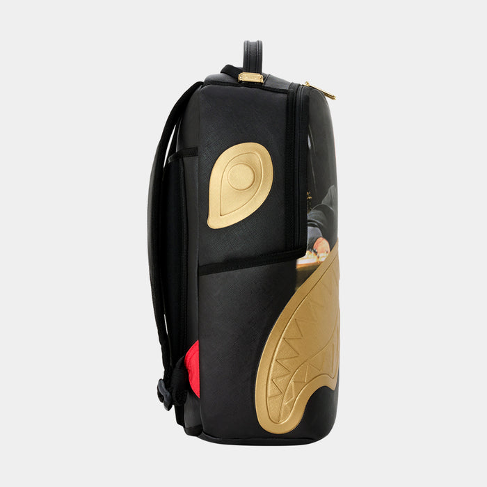 Scarface Embossed Mens Backpack (Black/Gold)