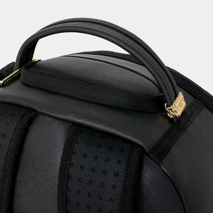 Scarface Embossed Mens Backpack (Black/Gold)