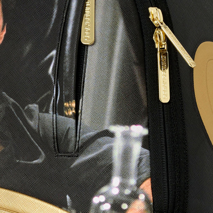 Scarface Embossed Mens Backpack (Black/Gold)