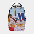 Scarface Tony Montana Chillin Mens Backpack (Blue/Multi Color)