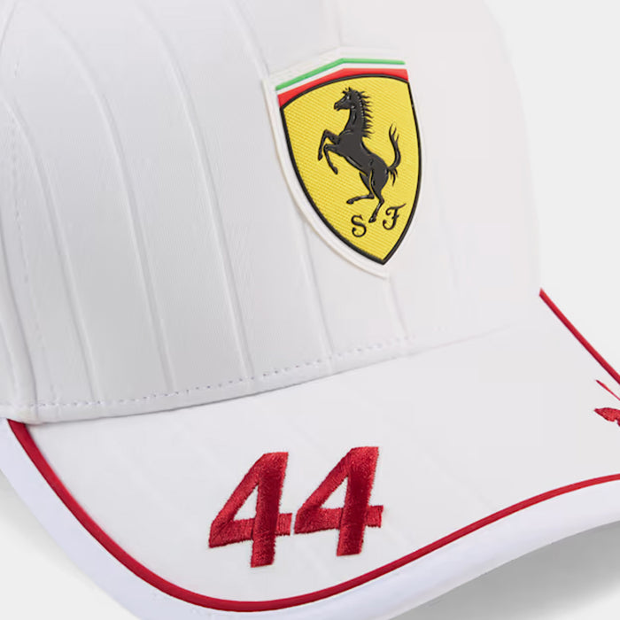 Scuderia Ferrari Hamilton Replica Baseball Cap Mens Hat (Dark Cherry/Yellow)