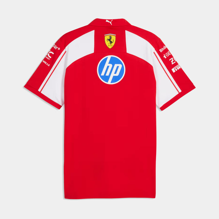 Scuderia Ferrari HP Replica Mens Short Sleeve Shirt (Puma Red)