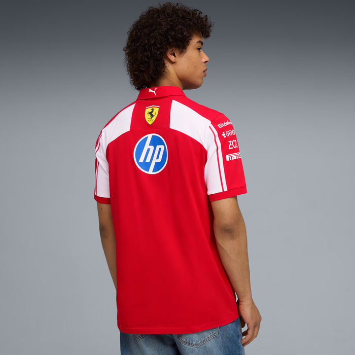 Scuderia Ferrari HP Replica Mens Short Sleeve Shirt (Puma Red)