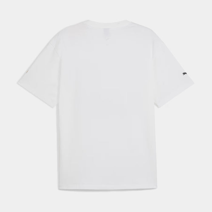 Scuderia Ferrari Las Vegas Motorsport Mens Short Sleeve Shirt (Puma White)