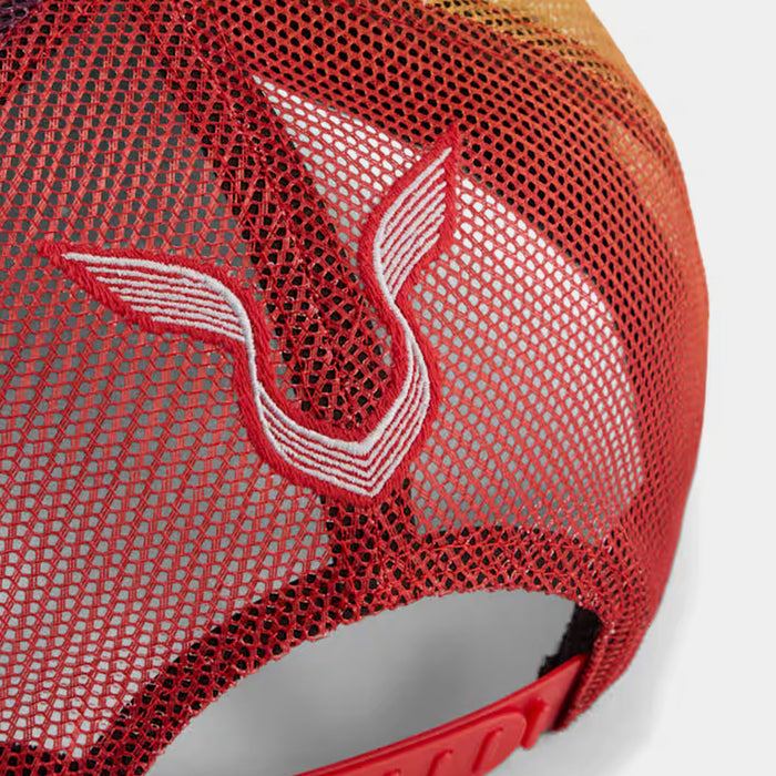 Scuderia Ferrari Lewis Hamilton Replica Special Edition Trucker Mens Hat (Rosso Corsa/Gradient)