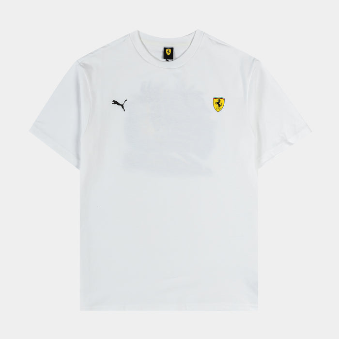 Scuderia Ferrari Miami Oversized Mens Short Sleeve Shirt (Puma White)