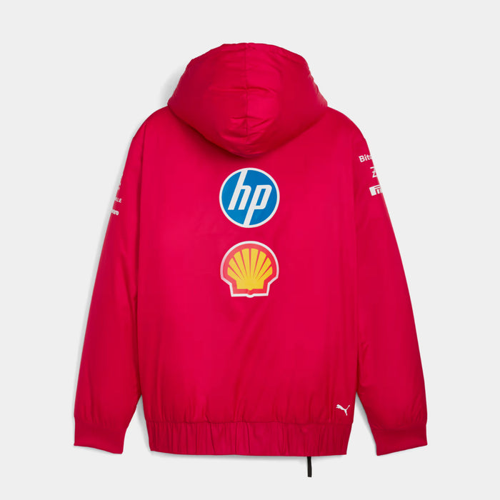 Scuderia Ferrari Team Motorsport Reversible Mens Jacket (Dark Cherry)