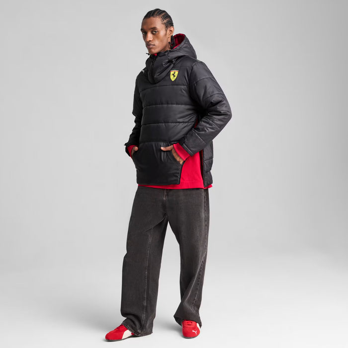 Scuderia Ferrari Team Motorsport Reversible Mens Jacket (Dark Cherry)