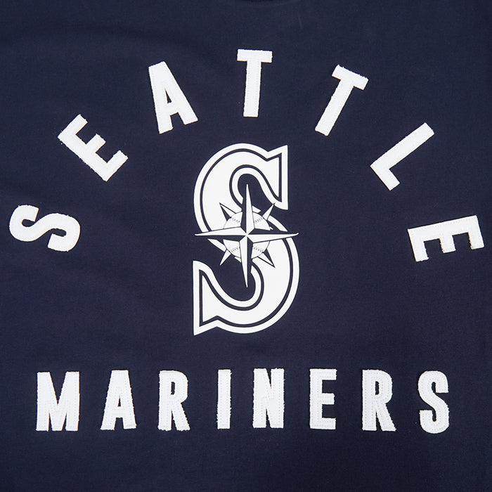 Seattle Mariners All Pro Mens Short Sleeve Shirt (Navy/White)