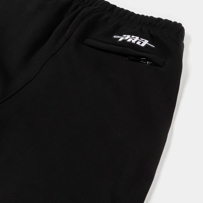 Seattle Mariners Living Large Fleece Mens Shorts (Black/Green)