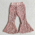 Sequined bell bottom pants      E2-28