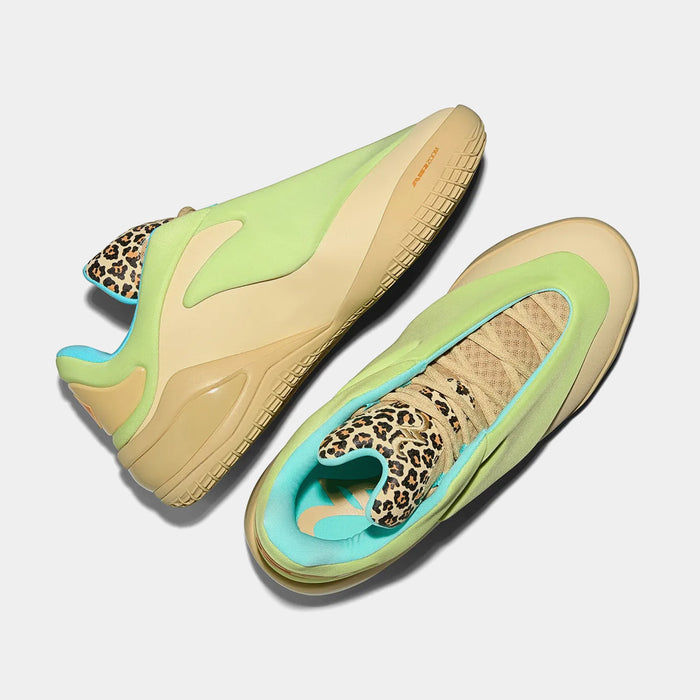 Shai 001 Lace Up Cheetah Grade School Basketball Shoes (Cheetah)