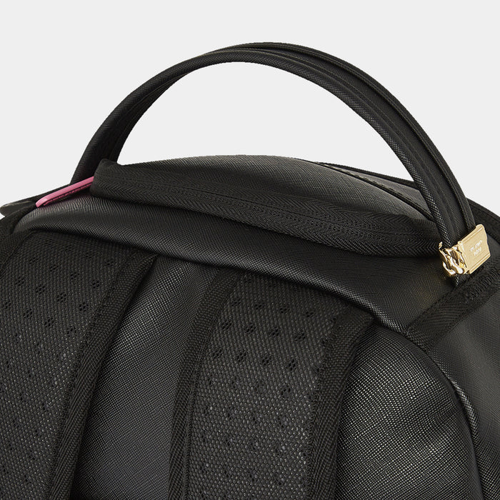 Shark Central Check Sorbet Mens Backpack (Black/Pink)