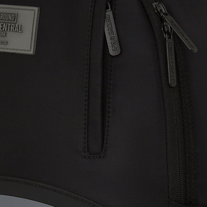 Shark Central Nylon Mens Backpack (Black/Grey/Black)