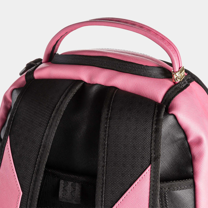 Shark Central Scribble Dibble Mens Backpack (Pink/Black)
