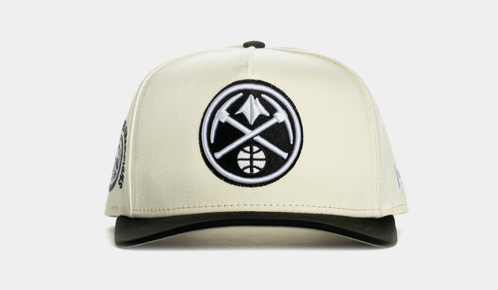 Shoe Palace Exclusive Denver Nuggets 950AF Snapback Mens Hat (Chrome/Black)