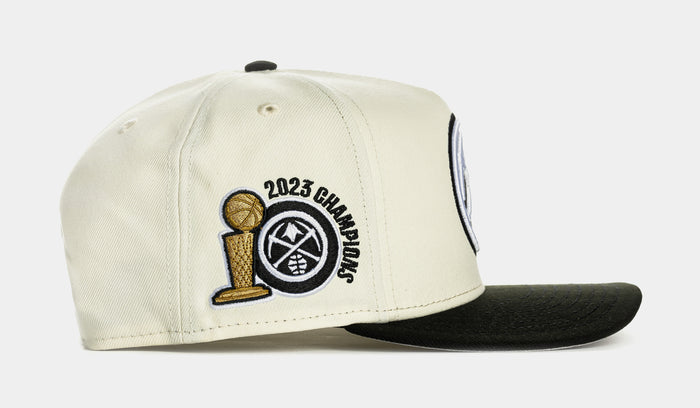 Shoe Palace Exclusive Denver Nuggets 950AF Snapback Mens Hat (Chrome/Black)
