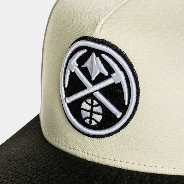 Shoe Palace Exclusive Denver Nuggets 950AF Snapback Mens Hat (Chrome/Black)