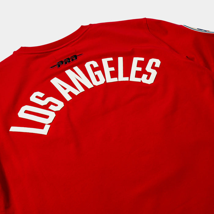 Shoe Palace Exclusive Dodgers Originals Mens Short Sleeve Shirt (Red/White)