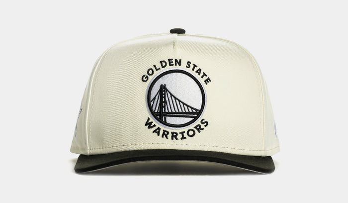 Shoe Palace Exclusive Golden State Warriors 950AF Snapback Mens Hat (Chrome/Black)