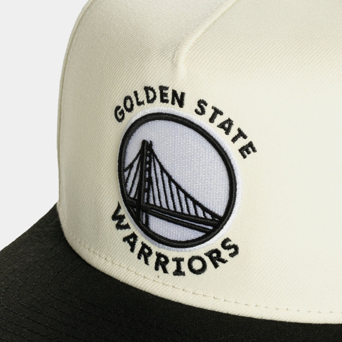 Shoe Palace Exclusive Golden State Warriors 950AF Snapback Mens Hat (Chrome/Black)