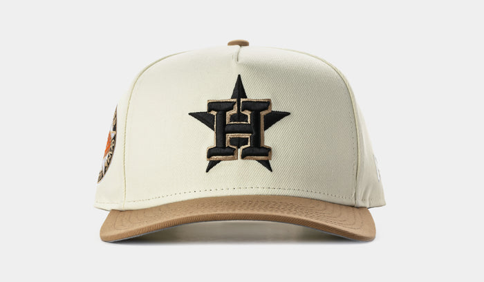 Shoe Palace Exclusive Houston Astros 1986 All-Star Game 950AF Snapback Mens Hat (Chrome/Khaki)
