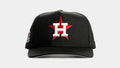 Shoe Palace Exclusive Houston Astros Black Red 9Fifty AF Snapback Mens Hat (Black/Red)