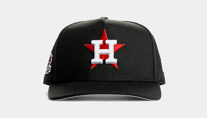 Shoe Palace Exclusive Houston Astros Black Red 9Fifty AF Snapback Mens Hat (Black/Red)
