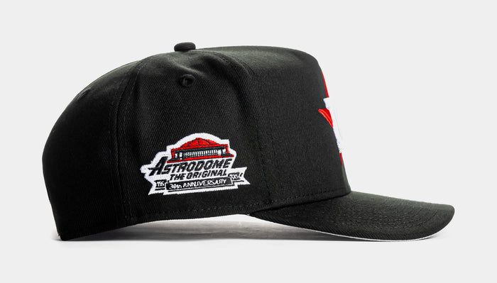 Shoe Palace Exclusive Houston Astros Black Red 9Fifty AF Snapback Mens Hat (Black/Red)
