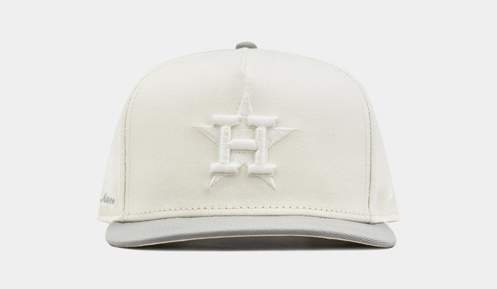Shoe Palace Exclusive Houston Astros Chrome 950AF Curve Mens Hat (Chrome Grey)