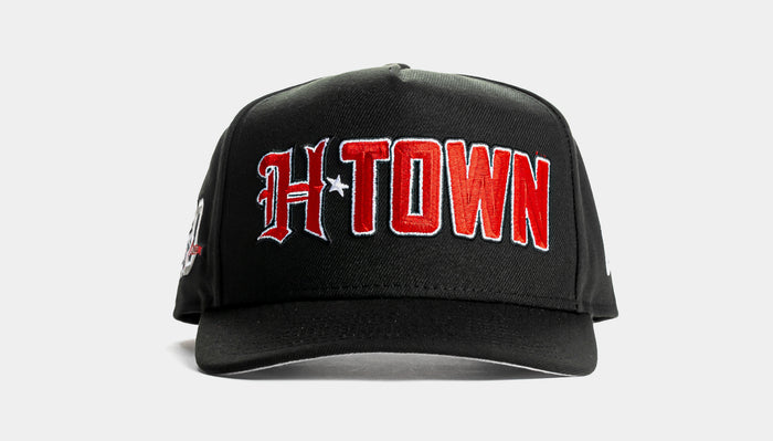 Shoe Palace Exclusive Houston Texans Black Red 9Fifty AF Snapback Mens Hat (Black/Red)