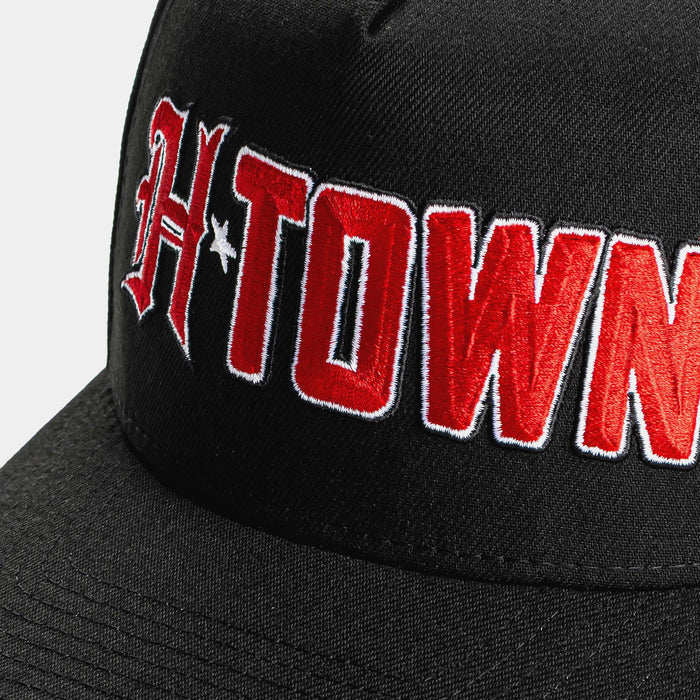 Shoe Palace Exclusive Houston Texans Black Red 9Fifty AF Snapback Mens Hat (Black/Red)