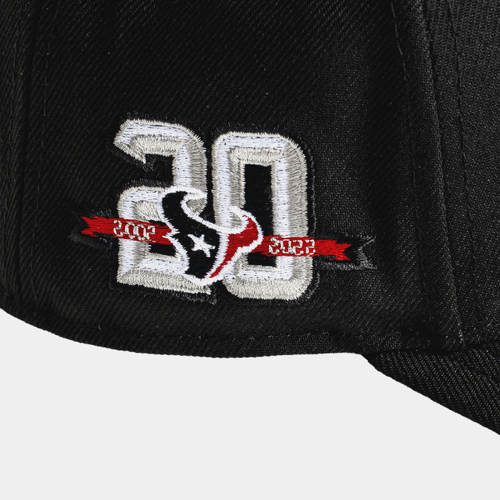 Shoe Palace Exclusive Houston Texans Black Red 9Fifty AF Snapback Mens Hat (Black/Red)