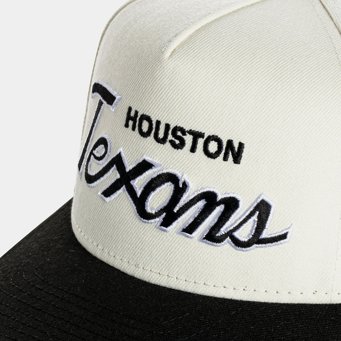 Shoe Palace Exclusive Houston Texans Script 950AF Snapback Mens Hat (Chrome/Black)