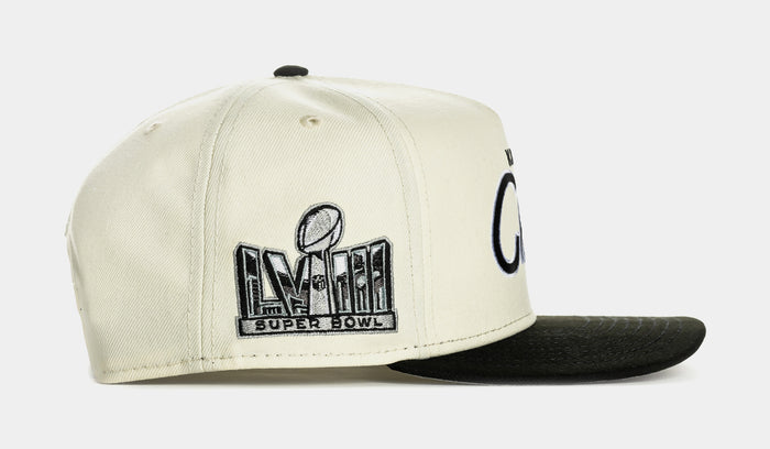 Shoe Palace Exclusive Kansas City Chiefs Script 950AF Snapback Mens Hat (Chrome/Black)
