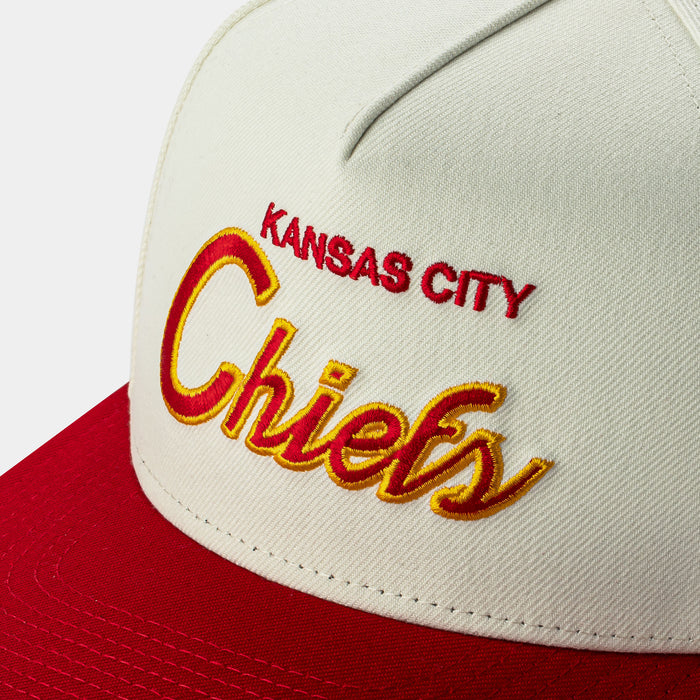 Shoe Palace Exclusive Kansas City Script 950AF Snapback Mens Hat (Chrome/Red)