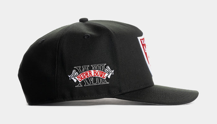 Shoe Palace Exclusive Las Vegas Raiders Black Red 9Fifty AF Snapback Mens Hat (Black/Red)
