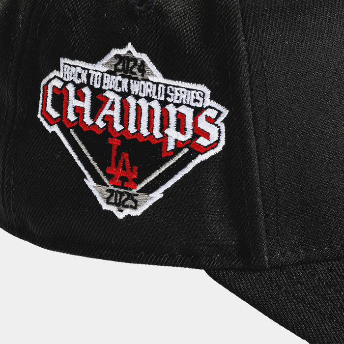 Shoe Palace Exclusive Los Angeles Dodgers Black Red 9Fifty AF Snapback Mens Hat (Black/Red)