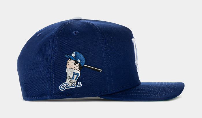 Shoe Palace Exclusive Los Angeles Dodgers Ohtani 950AF Snapback Mens Hat (Blue/White)