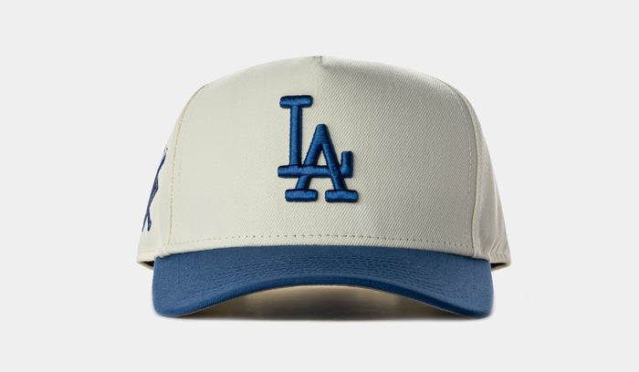 Shoe Palace Exclusive Los Angeles Dodgers Ohtani 950AF Snapback Mens Hat (Chrome/Navy)