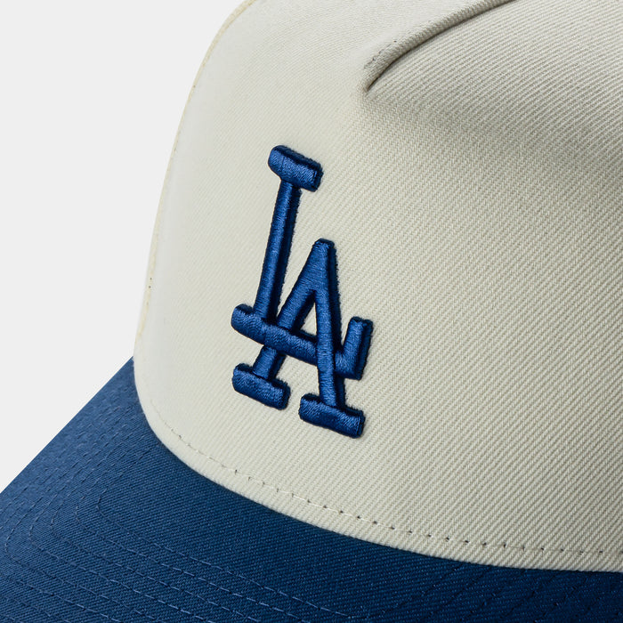 Shoe Palace Exclusive Los Angeles Dodgers Ohtani 950AF Snapback Mens Hat (Chrome/Navy)