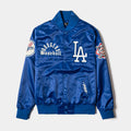 Shoe Palace Exclusive Los Angeles Dodgers Original Satin Mens Jacket (Blue/White)