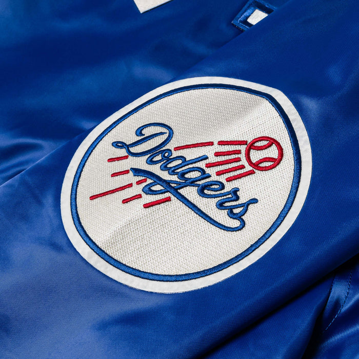 Shoe Palace Exclusive Los Angeles Dodgers Original Satin Mens Jacket (Blue/White)