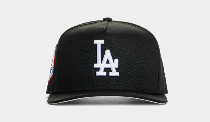Shoe Palace Exclusive Los Angeles Dodgers Stadium Patch 950AF Snapback Mens Hat (Black/White)