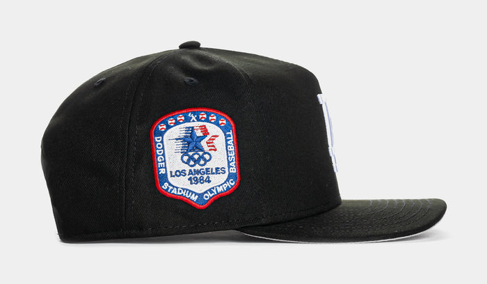 Shoe Palace Exclusive Los Angeles Dodgers Stadium Patch 950AF Snapback Mens Hat (Black/White)