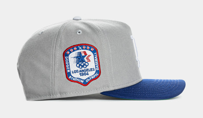 Shoe Palace Exclusive Los Angeles Dodgers Stadium Patch 950AF Snapback Mens Hat (Grey/Blue)