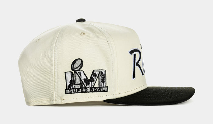 Shoe Palace Exclusive Los Angeles Rams Script 950AF Snapback Mens Hat (Chrome/Black)