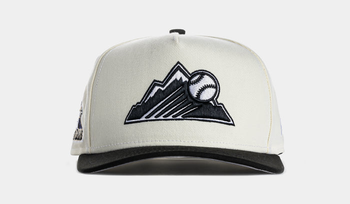 Shoe Palace Exclusive MLB Colorado Rockies 950AF Snapback Mens Hat (Chrome/Black)