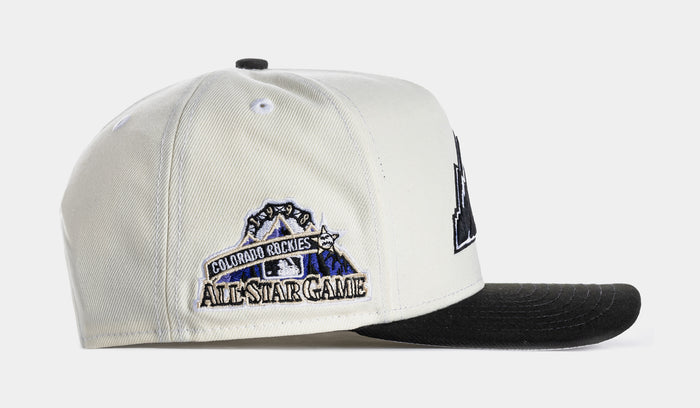 Shoe Palace Exclusive MLB Colorado Rockies 950AF Snapback Mens Hat (Chrome/Black)