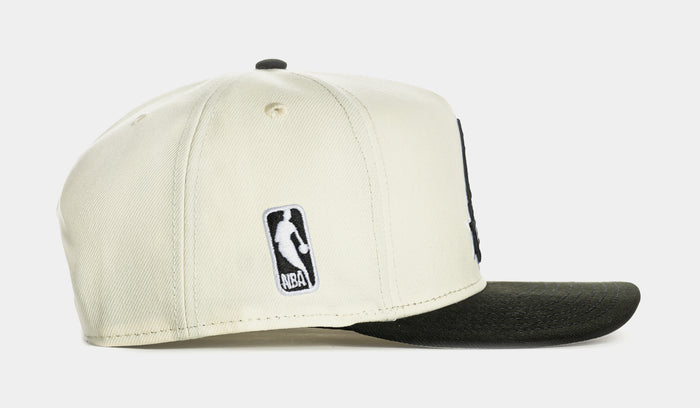 Shoe Palace Exclusive San Antonio Spurs 950AF Snapback Mens Hat (Chrome/Black)